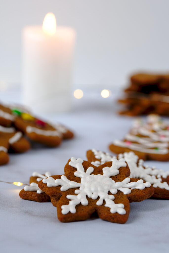Picture of gingerbread holiday cookies