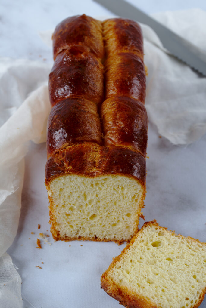 Photo of french brioche loaf