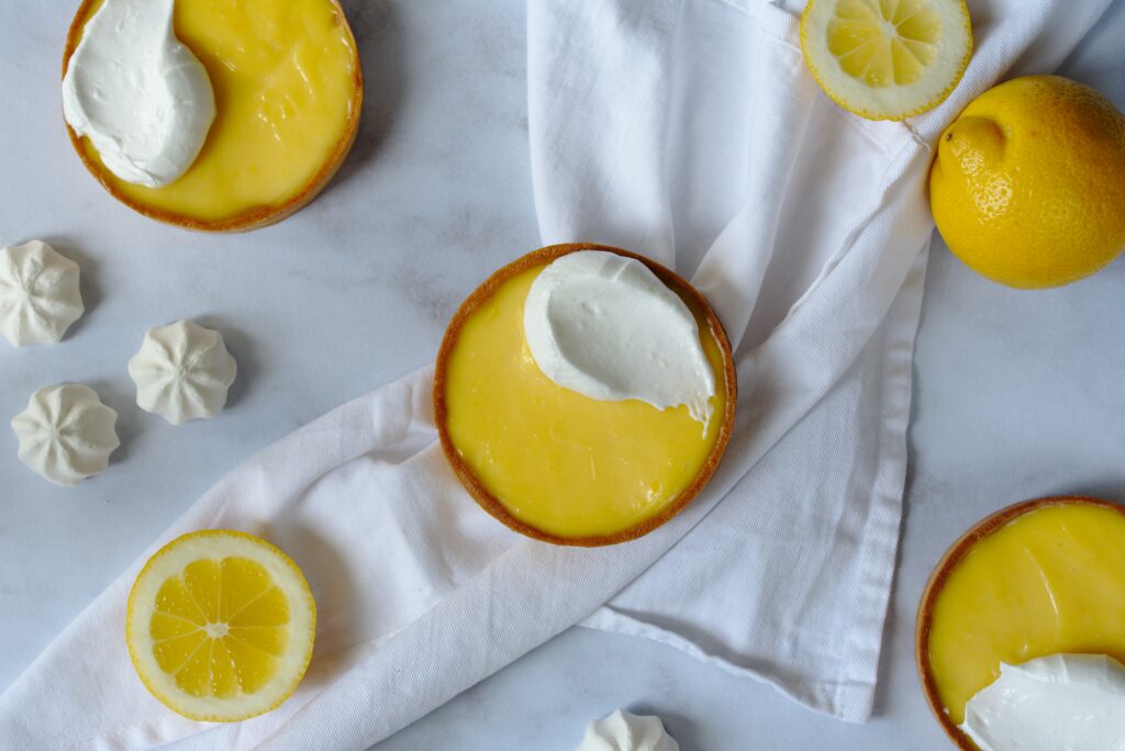 Picture of classic french lemon tart