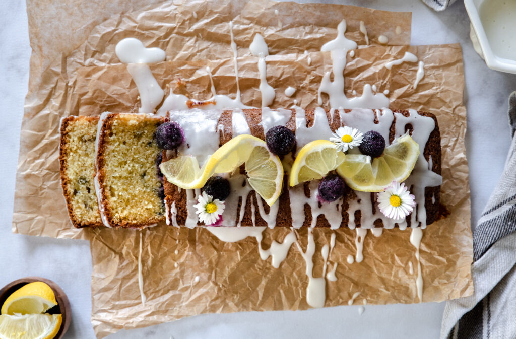 photo of lemon blueberry bread