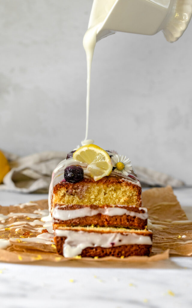 photo of lemon blueberry bread