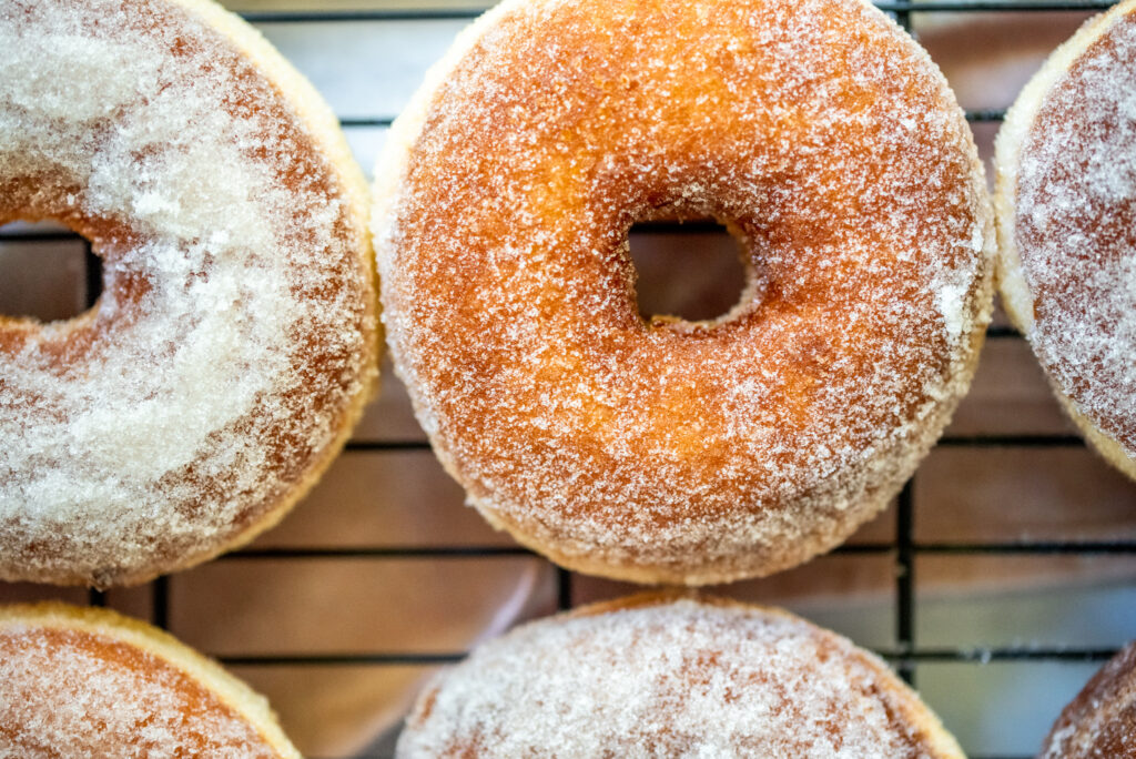 picture of sugar tossed doughnuts